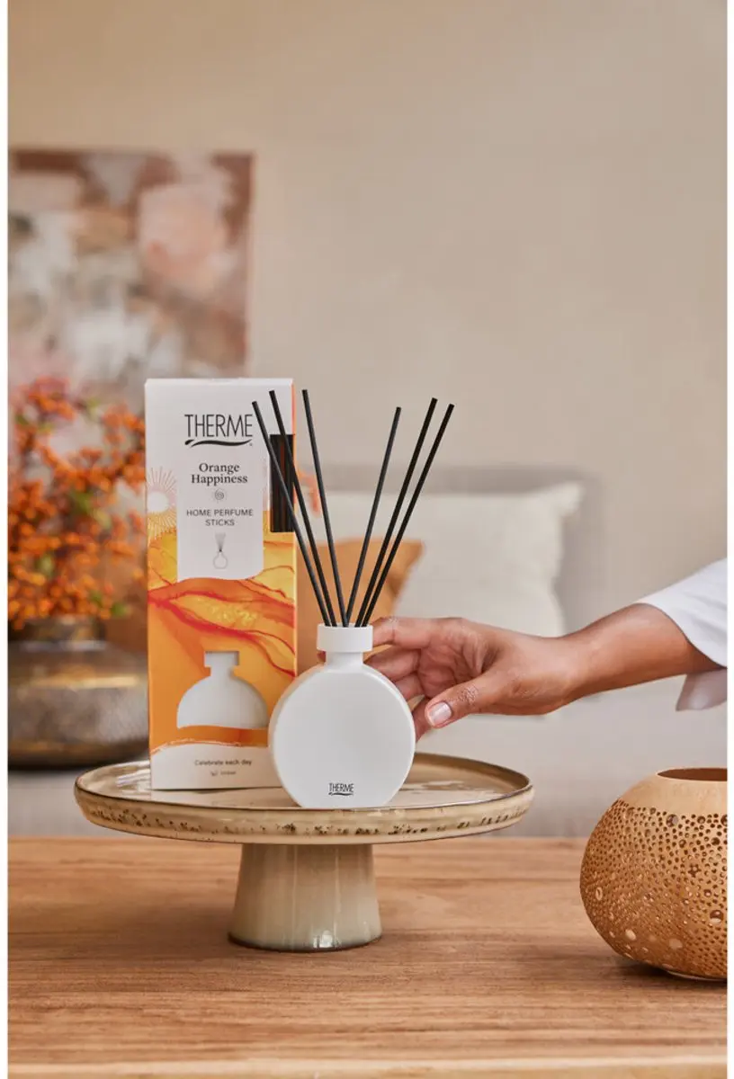 Therme Orange Happiness Home Perfume Sticks - 6x 150ml - afbeelding 2 van 6