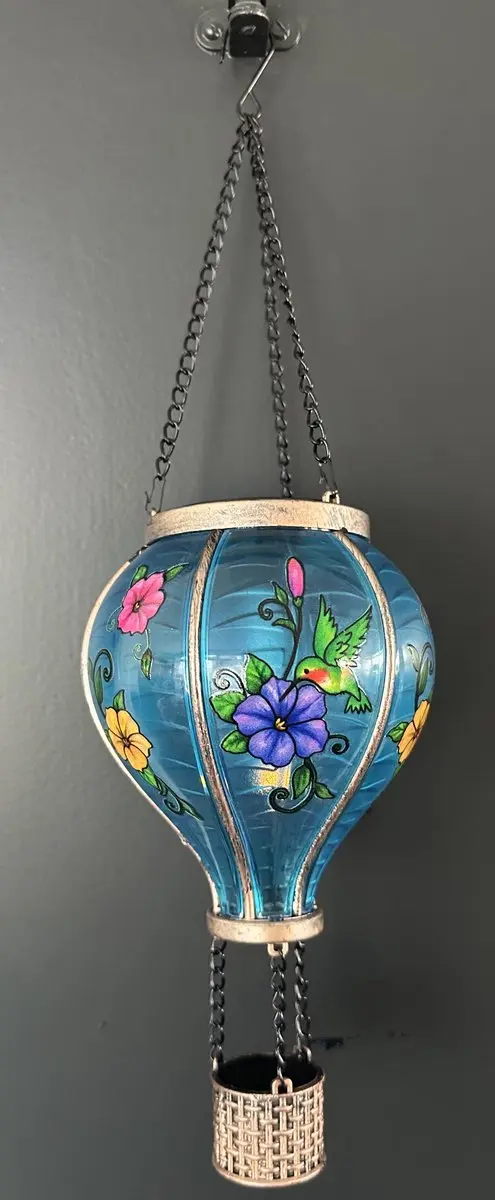 Decoratieve solarlamp luchtballon " met flame LED "