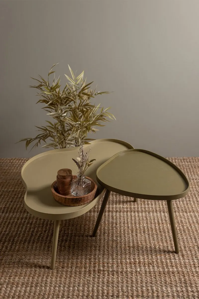 WOOOD Mae Bijzettafel Alpaca 100x58cm - afbeelding 3 van 6