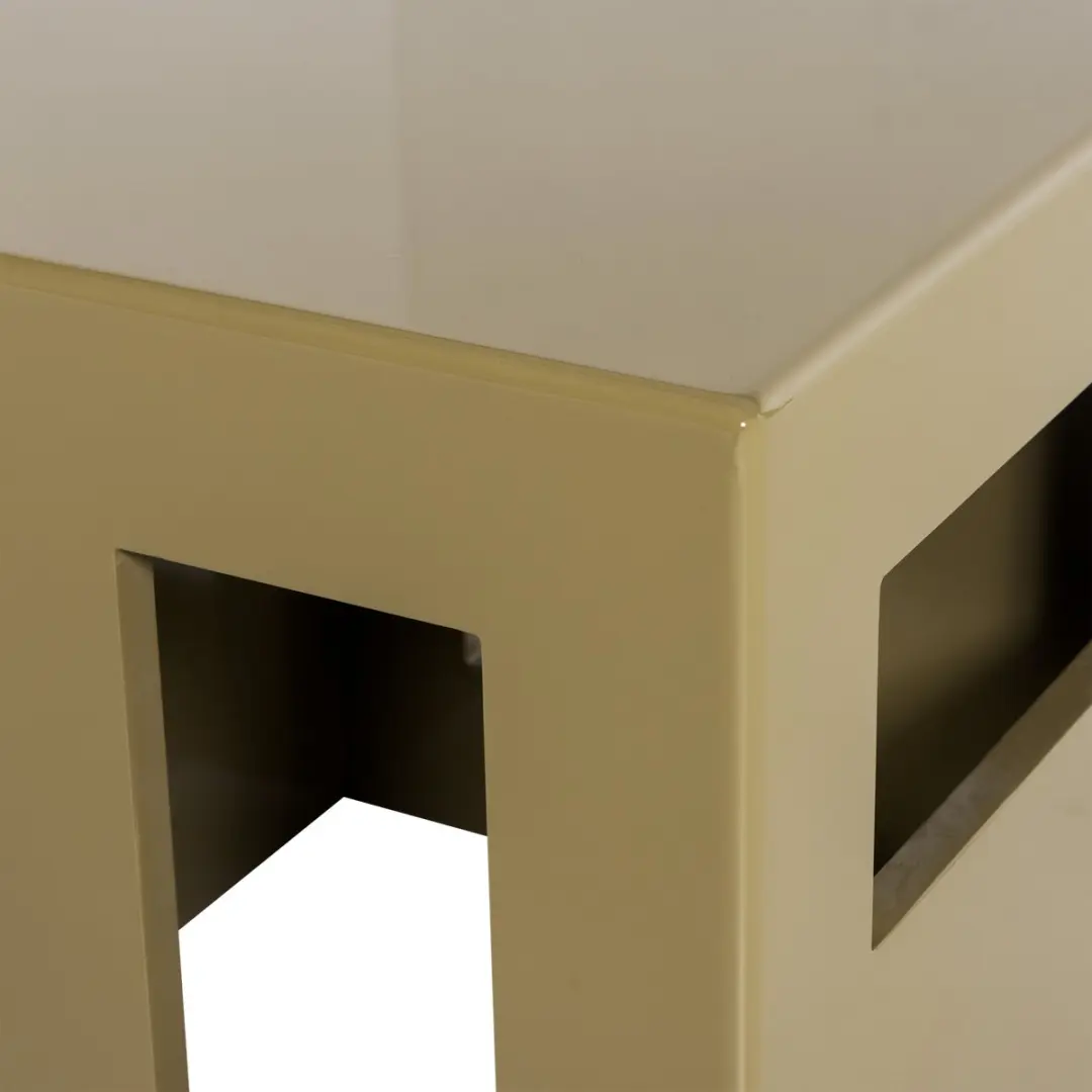 vtwonen Bijzettafel Vierkant 40x40cm Honinggeel - afbeelding 5 van 6