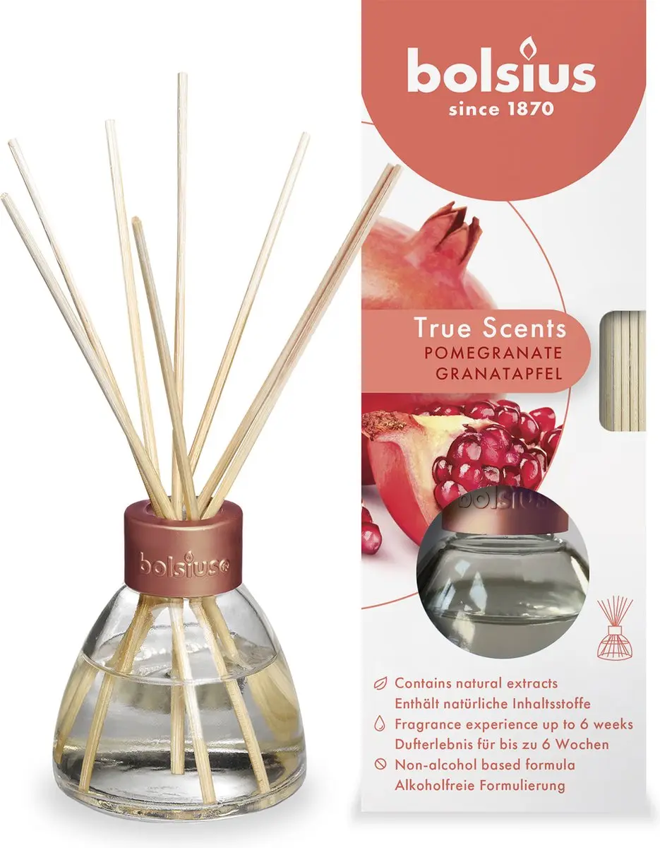 Bolsius True Scents Pomegranate Geurstokjes 45ml - afbeelding 6 van 6