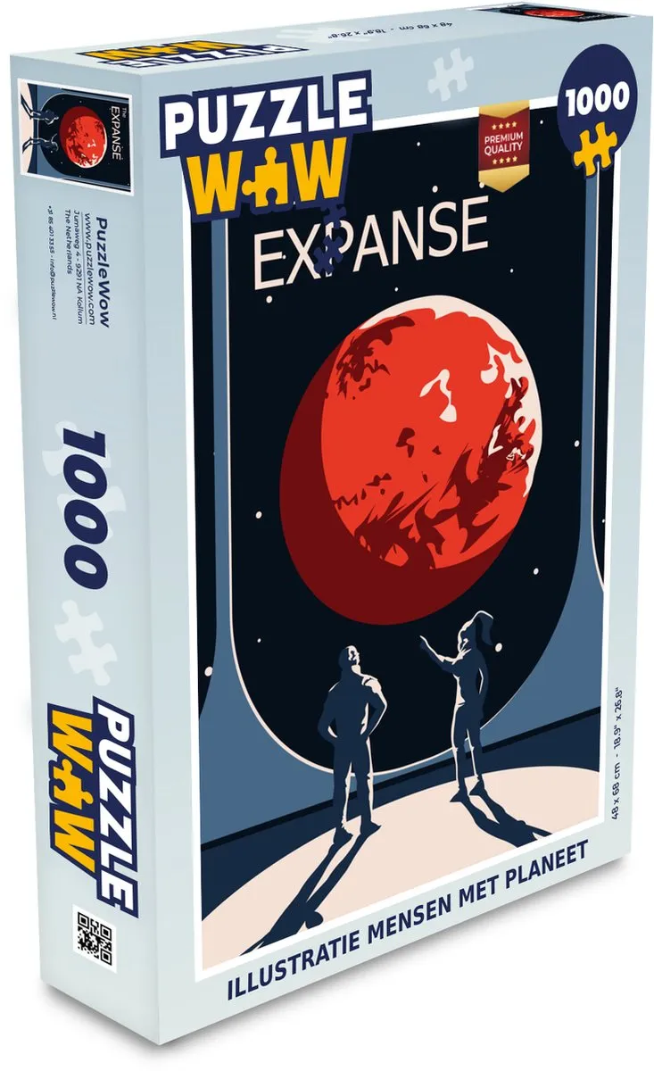 PuzzleWow Planeet Ruimte Legpuzzel 1000 Stuks