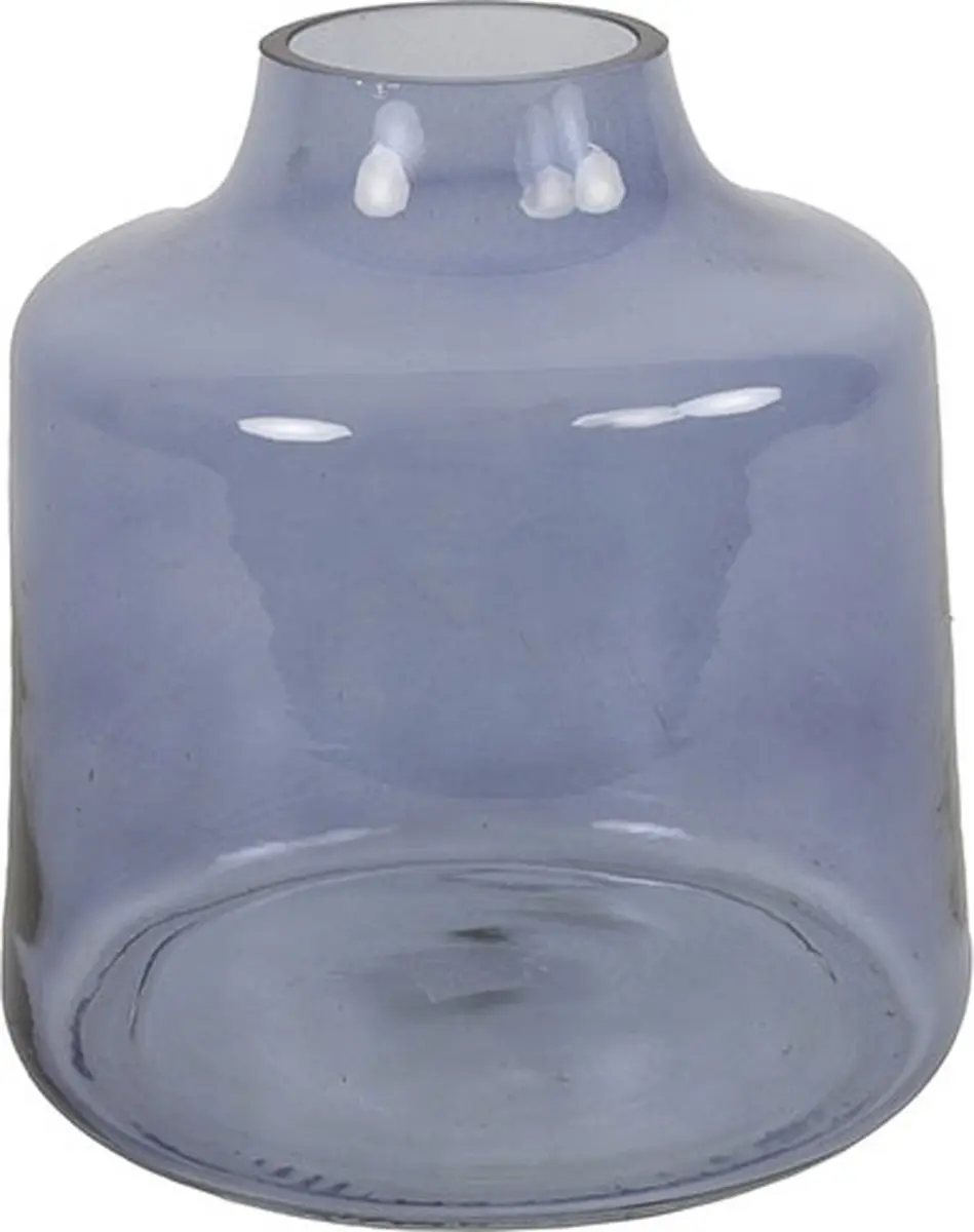 Countryfield Fles Jolina glas L20B20H21,5CM blauw