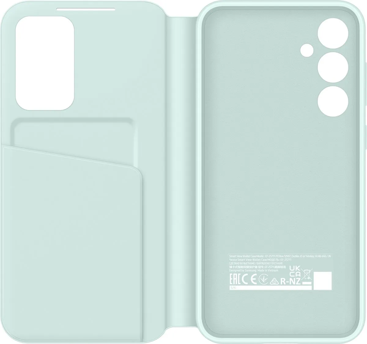 Samsung Smart View Wallet Case EF-ZS711CMEGWW - Groen