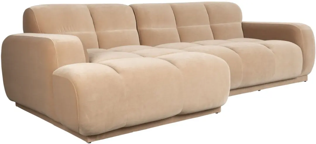 Zuiver Hazel Loungebank Links 267cm - Beige