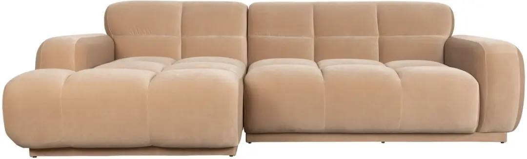 Zuiver Hazel Loungebank Links 267cm - Beige - afbeelding 2 van 6