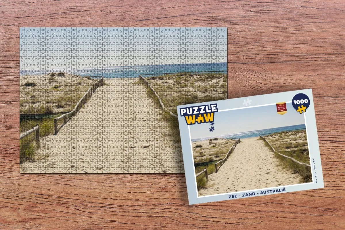 PuzzleWow Legpuzzel Australië 1000 Stuks - Multicolor