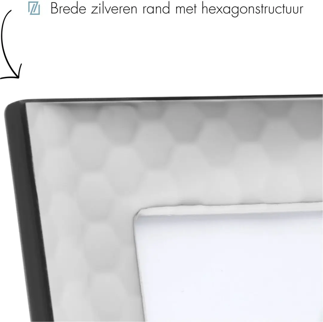 Zilverstad Palermo Fotolijst 10x15cm - Zilver - afbeelding 2 van 6