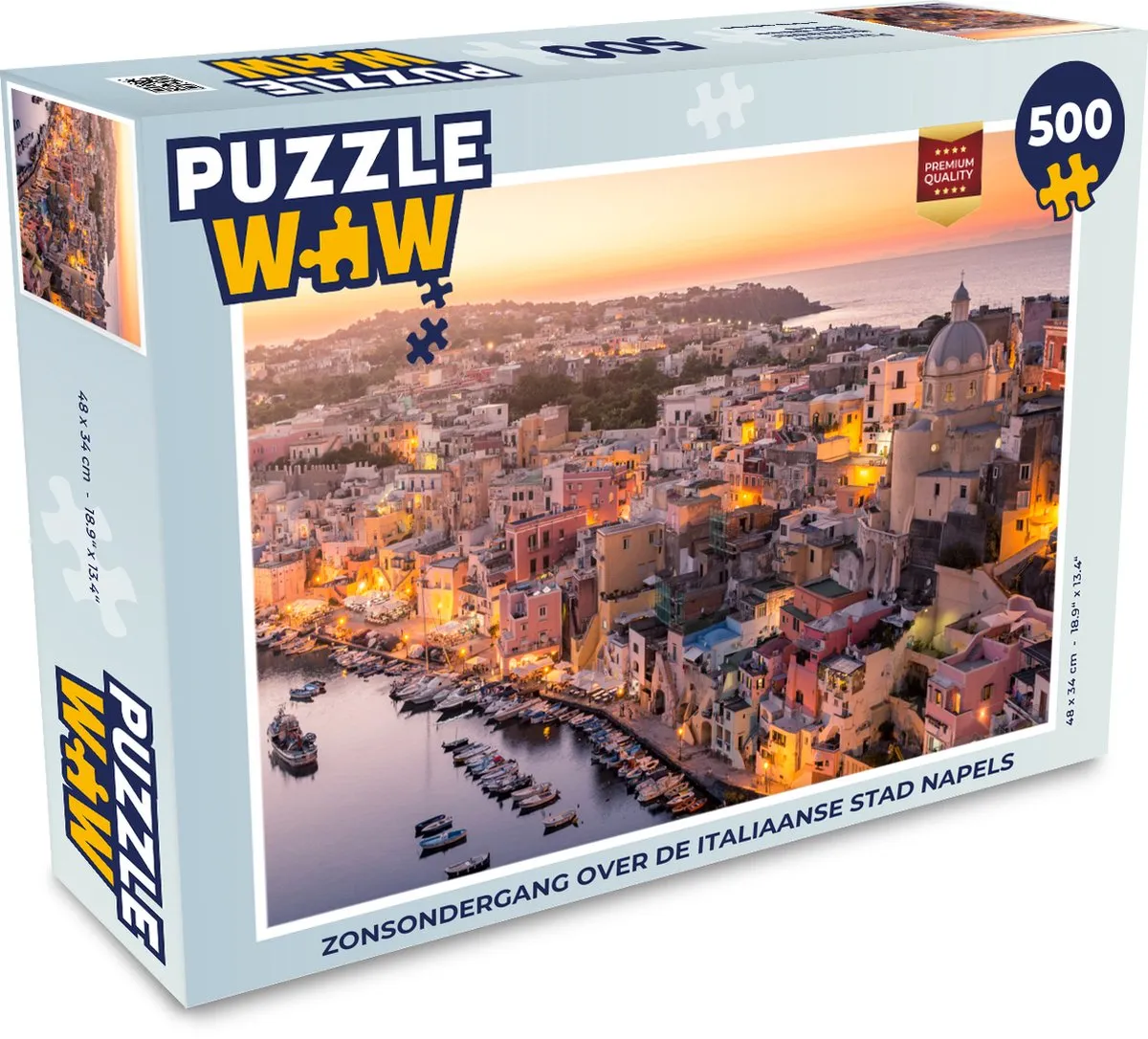 PuzzleWow Architectuur Italië Legpuzzel 500 Stuks