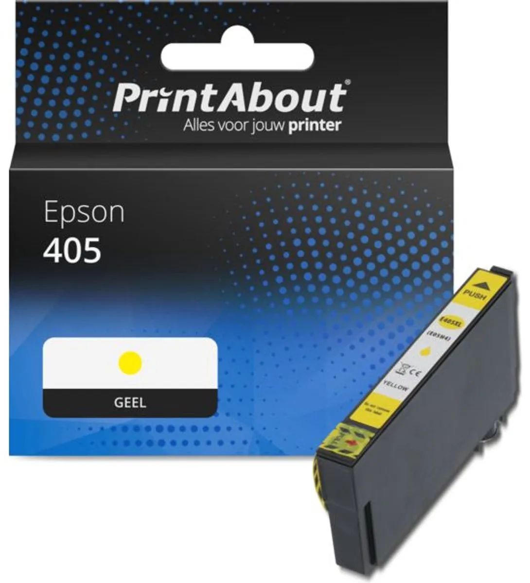 PrintAbout Epson 405 Geel Inktcartridge C13T05G44010-PA