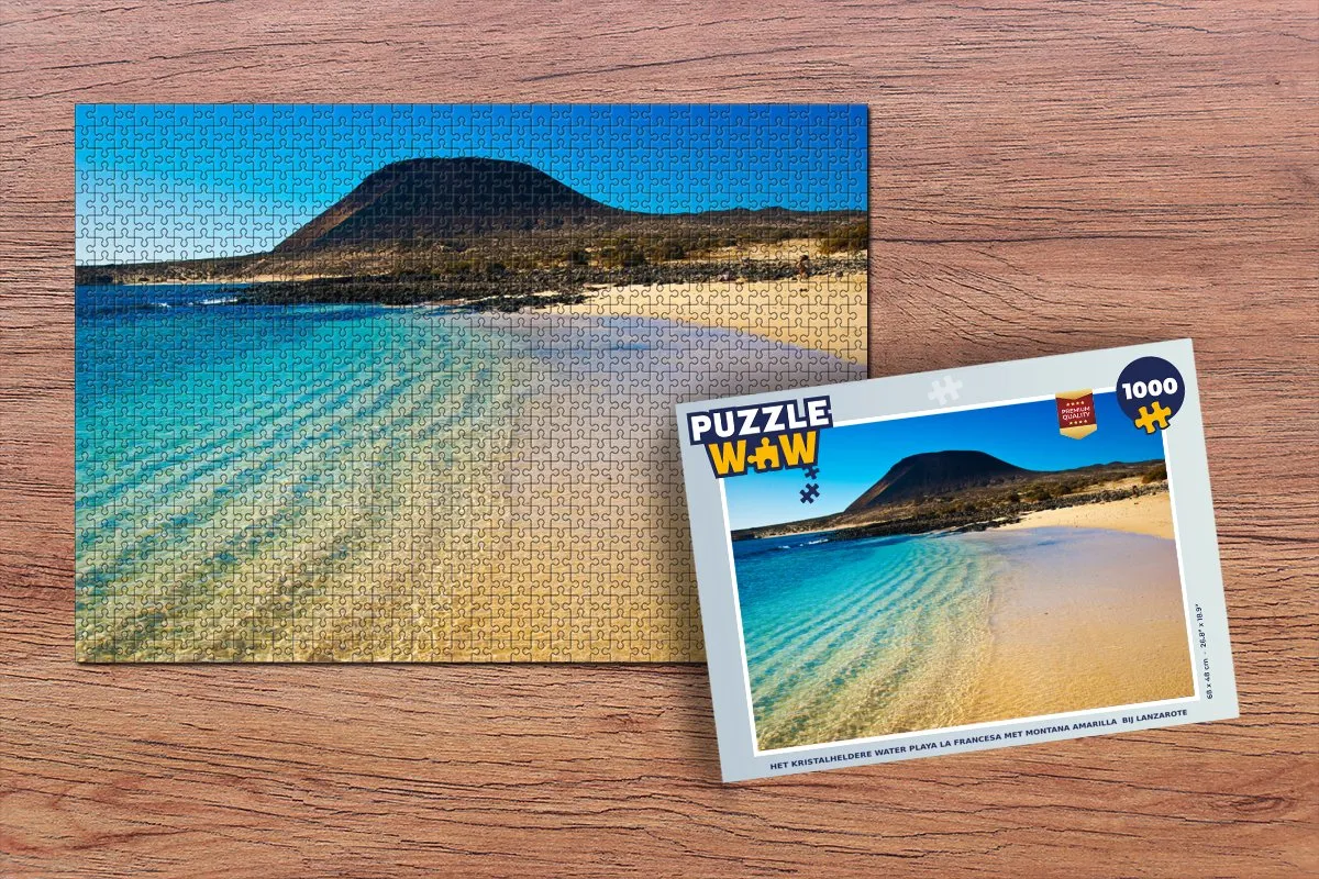 PuzzleWow Playa La Francesa Legpuzzel 1000 Stuks - Multicolor