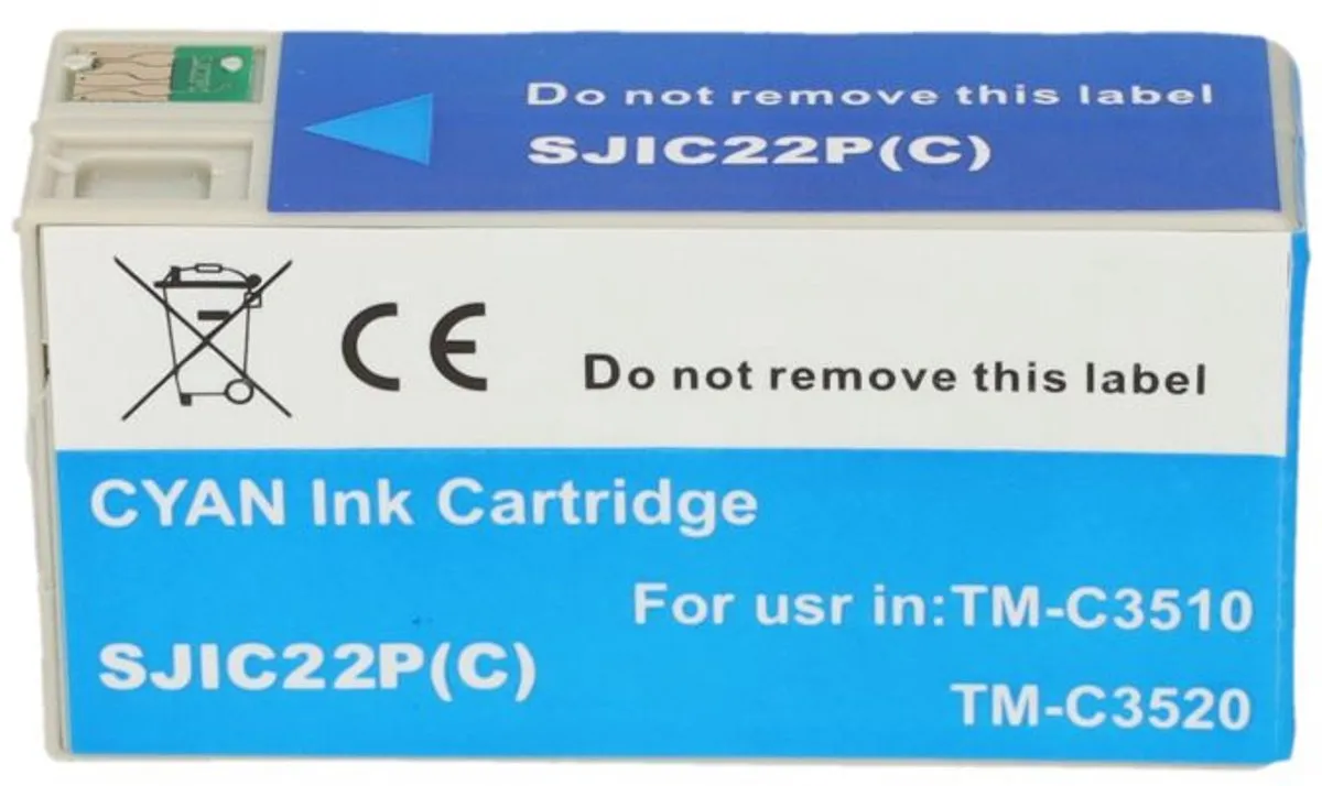PrintAbout SJIC22P(C) Inktcartridge Cyaan - 37.5ml - Epson