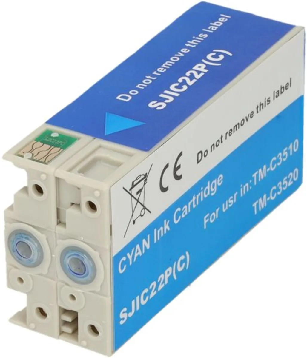 PrintAbout SJIC22P(C) Inktcartridge Cyaan - 37.5ml - Epson