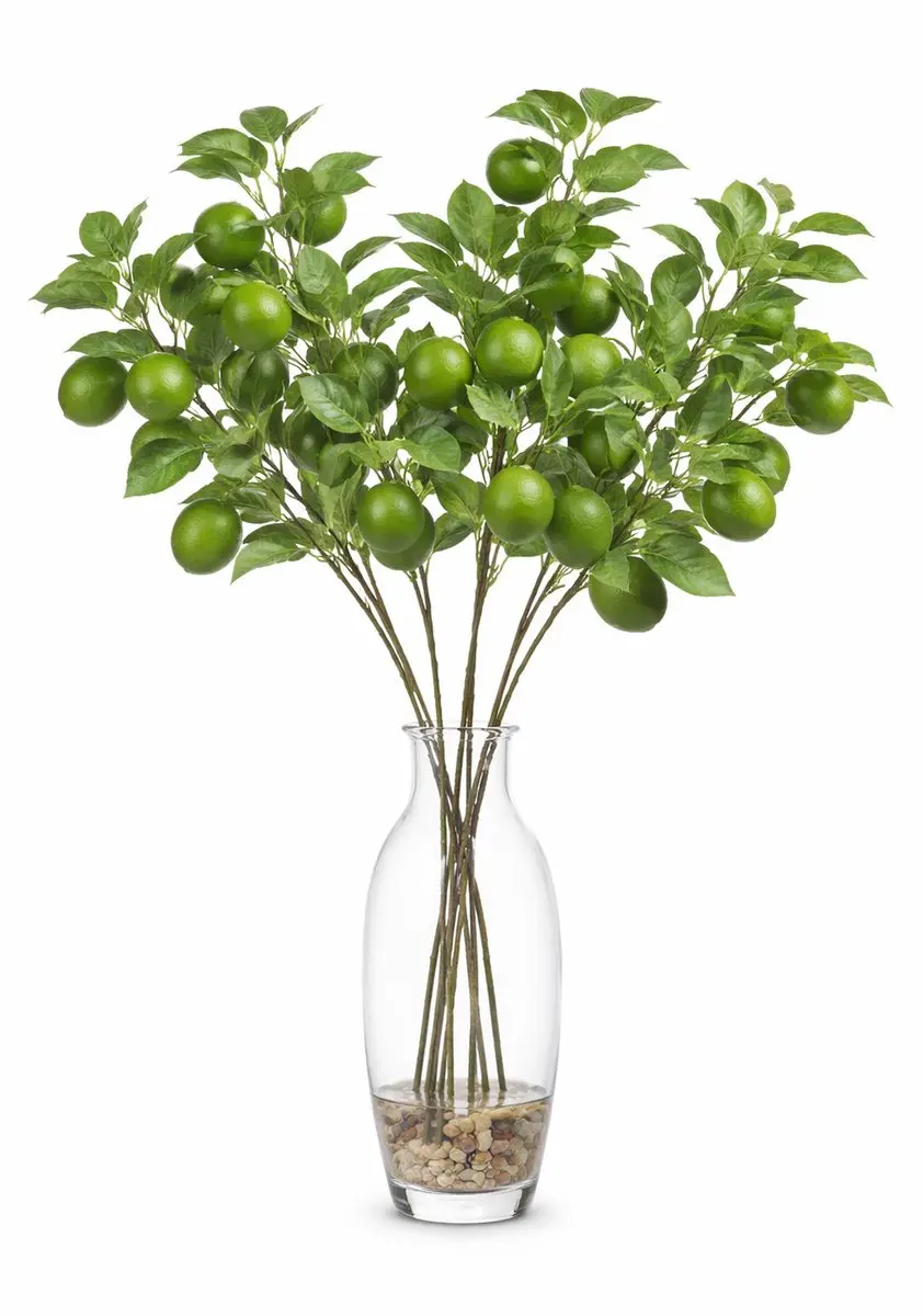 Bellatio Design Kunstbloem citrusfruit tak