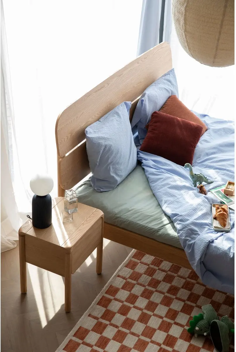 Zuiver Storm Bed Naturel 160x200cm - afbeelding 5 van 6