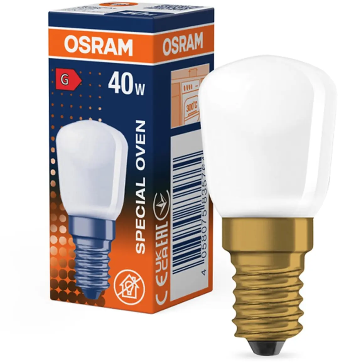 Osram E14 Ovenlamp 40W 300lm - 1 Stuk - afbeelding 4 van 4