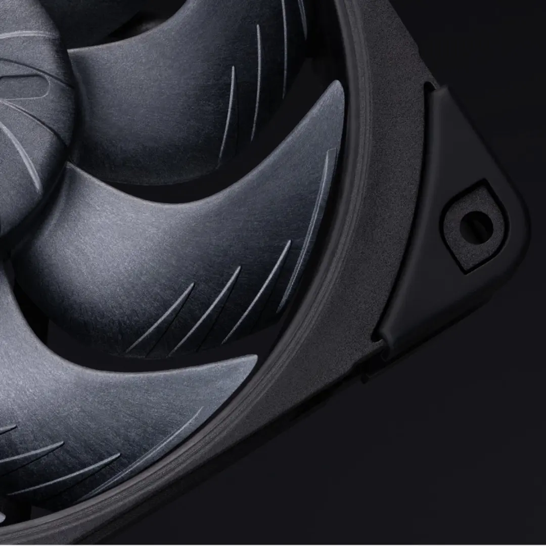 Noctua NF-A12x25 G2 PWM Sx2-PP chromax.black - 120mm - afbeelding 3 van 4