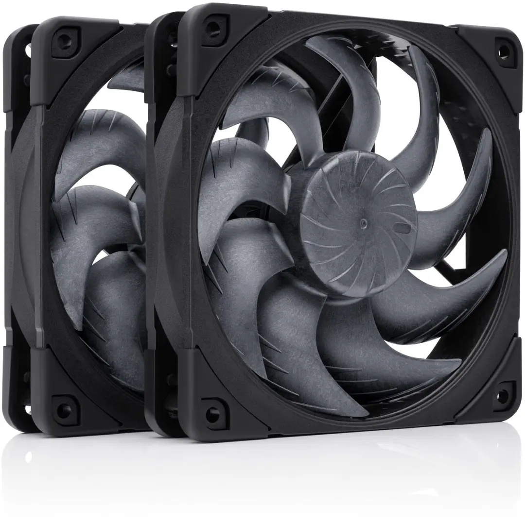 Noctua NF-A12x25 G2 PWM Sx2-PP chromax.black - 120mm - afbeelding 4 van 4