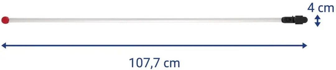MAUL Zwenkarm A1 100cm - Zilver - afbeelding 2 van 3