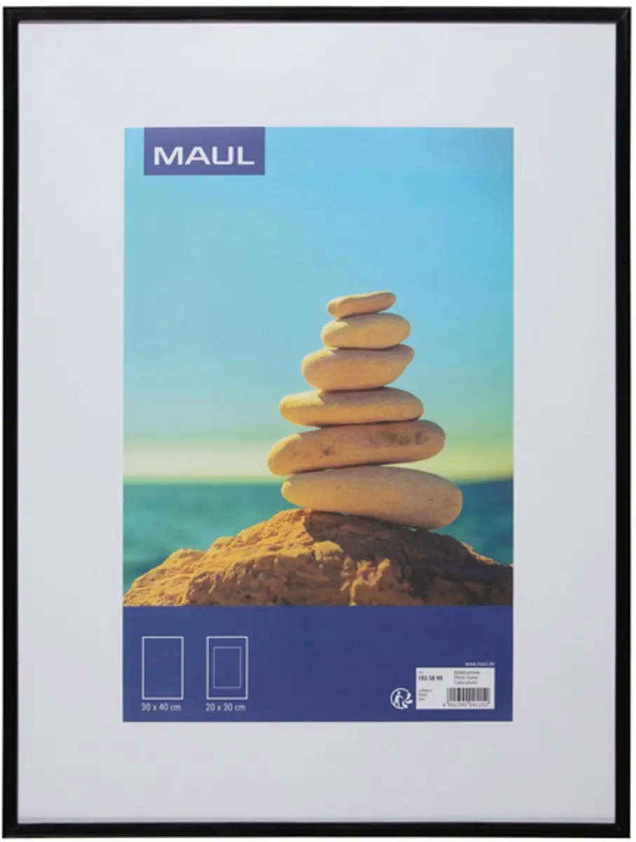 Fotolijst maul art 30x40cm kunststof zwart