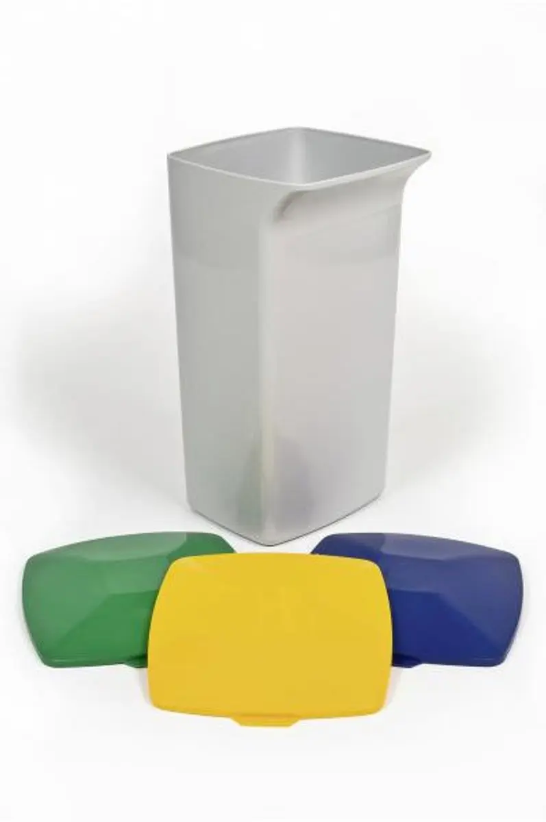 Durable Durabin Afvalcontainer 40L - Wit - afbeelding 2 van 2