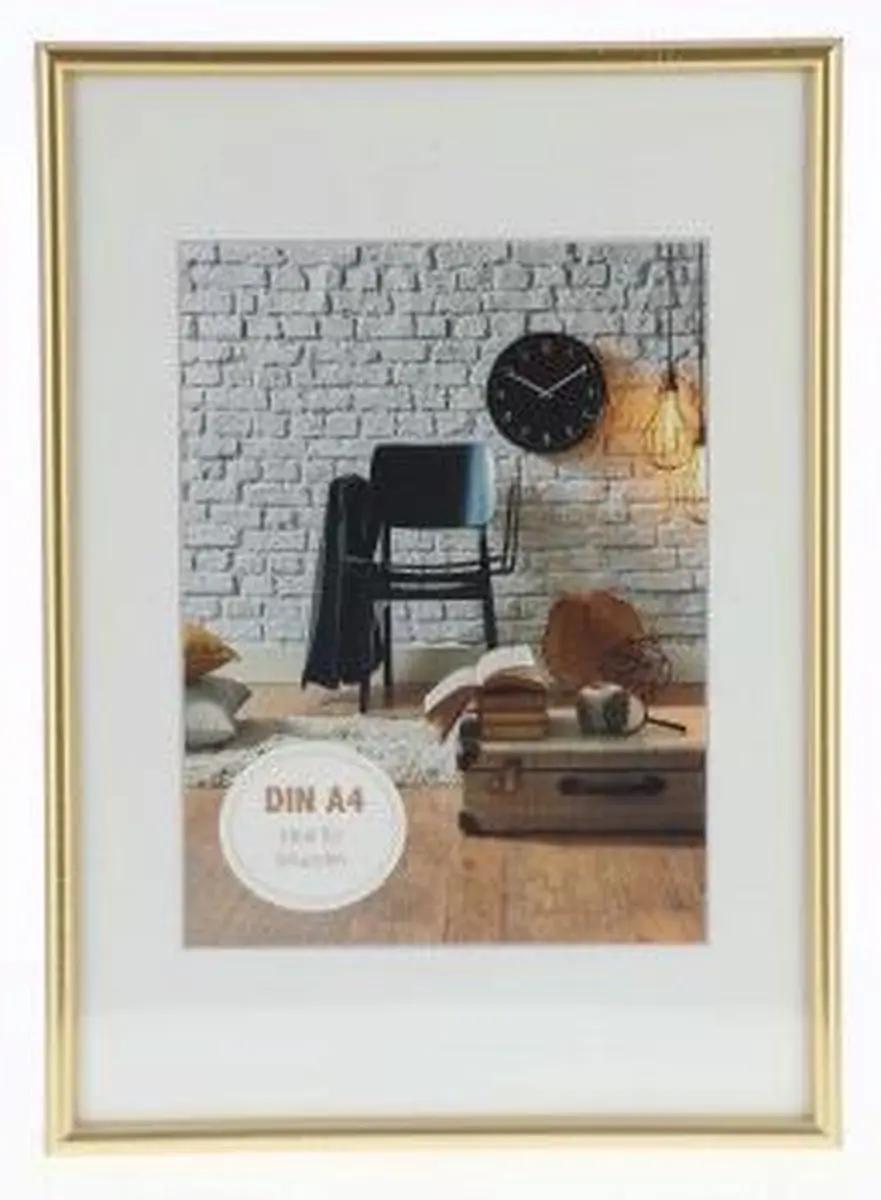 Hama Sevilla Fotolijst 21x29,7cm - Mat Goud - afbeelding 6 van 6