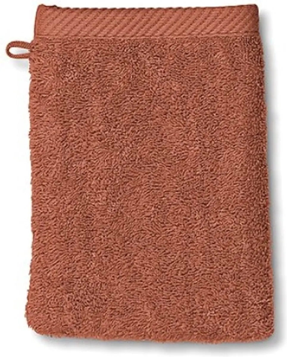 Washand, 15 x 21 cm, Katoen, Terrabruin