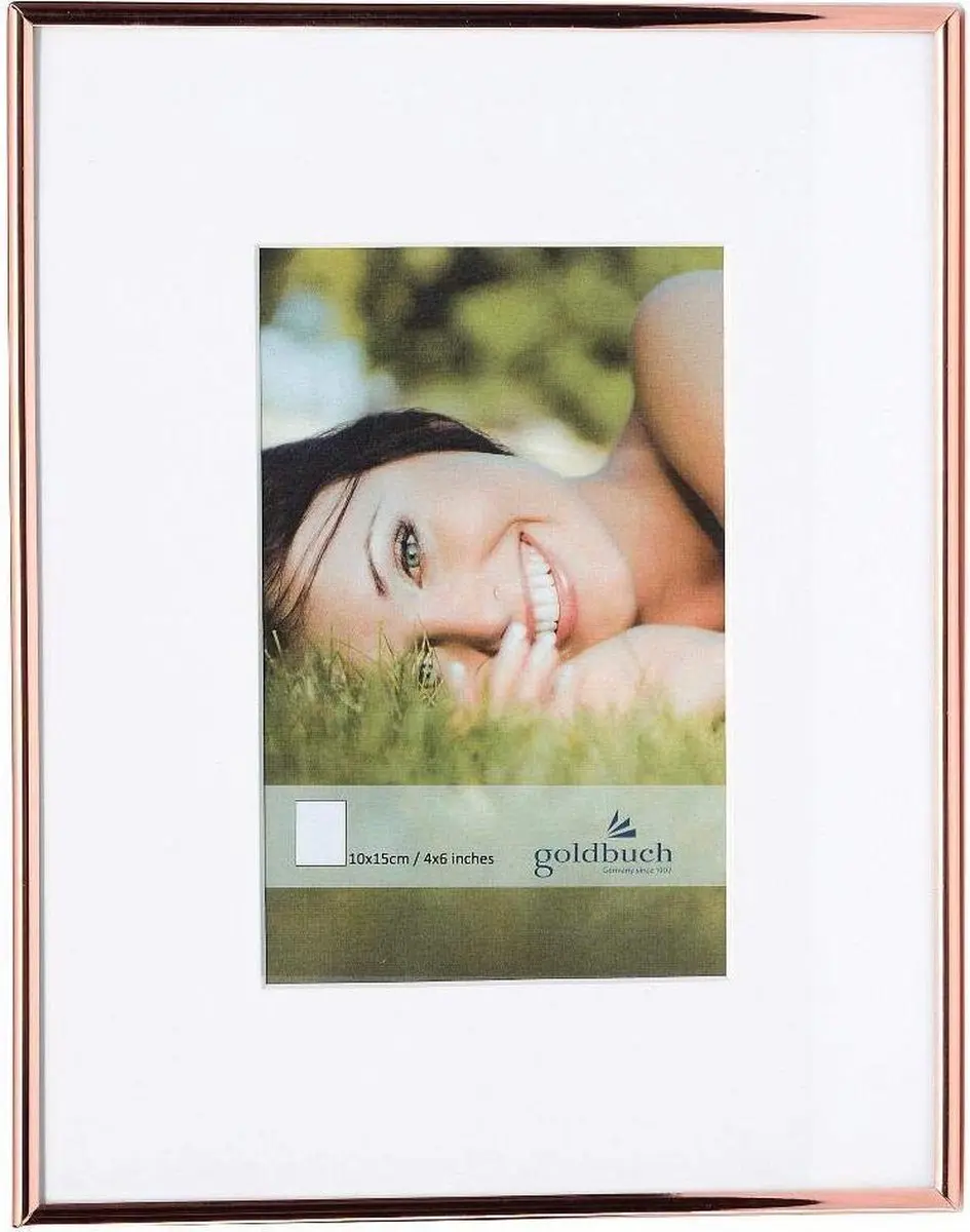 Goldbuch Fine fotolijst 10x15 Messing