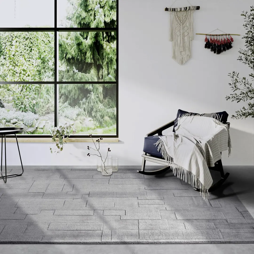 Villeroy & Boch Wilhelmine Wollen Vloerkleed 80x150cm Grijs