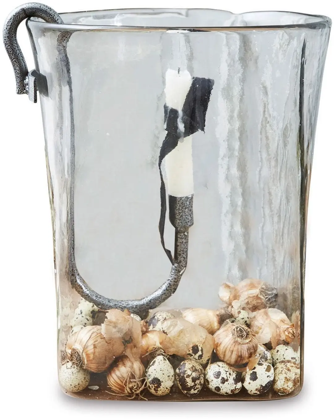 Loberon Windlicht Arcene - Ø26cm Heldere Glas - afbeelding 5 van 6