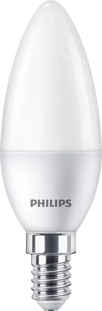 Philips LED Kaarslamp E14 5W - 3 Stuks - Mat - 2700K