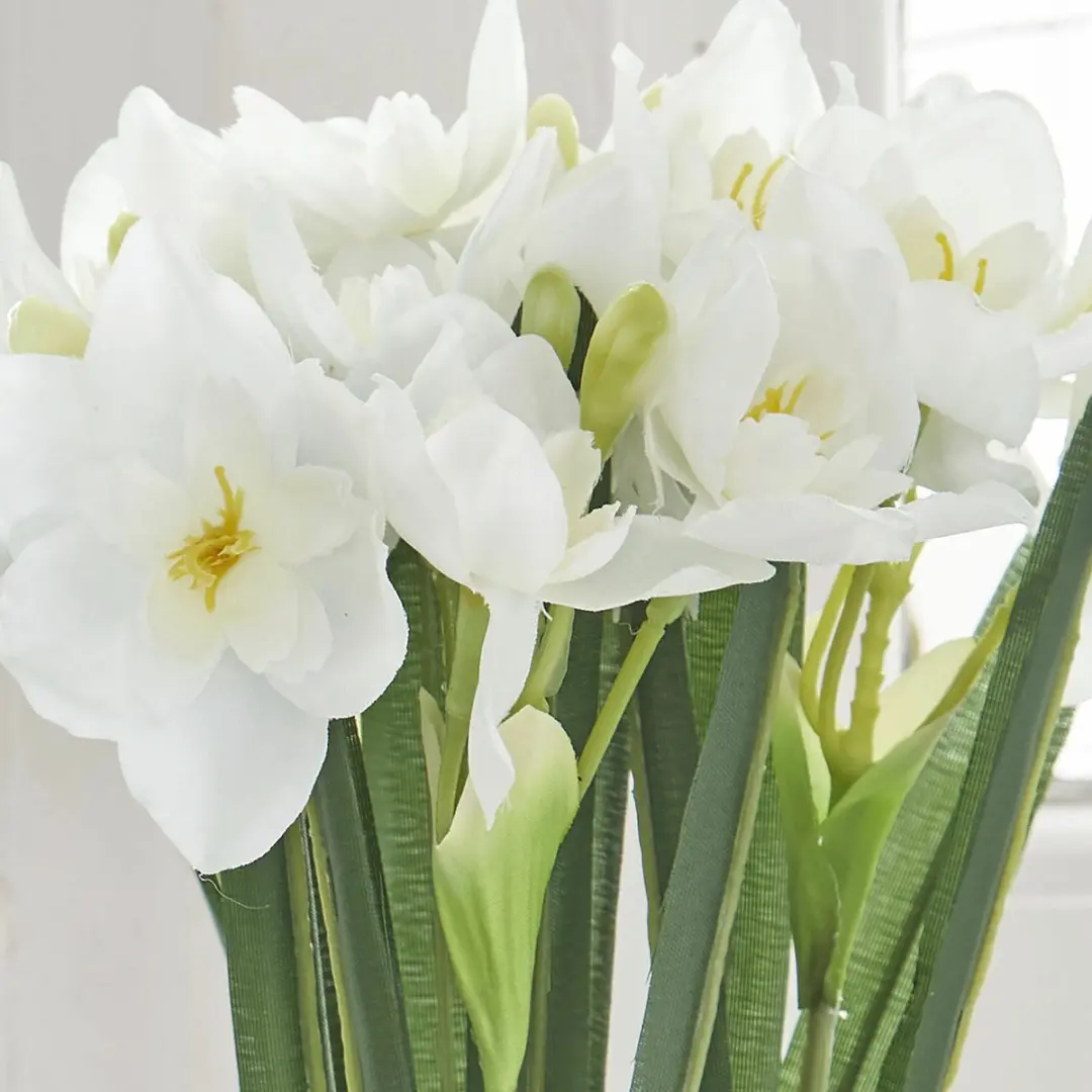 Loberon Sierbloemset 2 Stuks - Groen/Wit - afbeelding 5 van 5