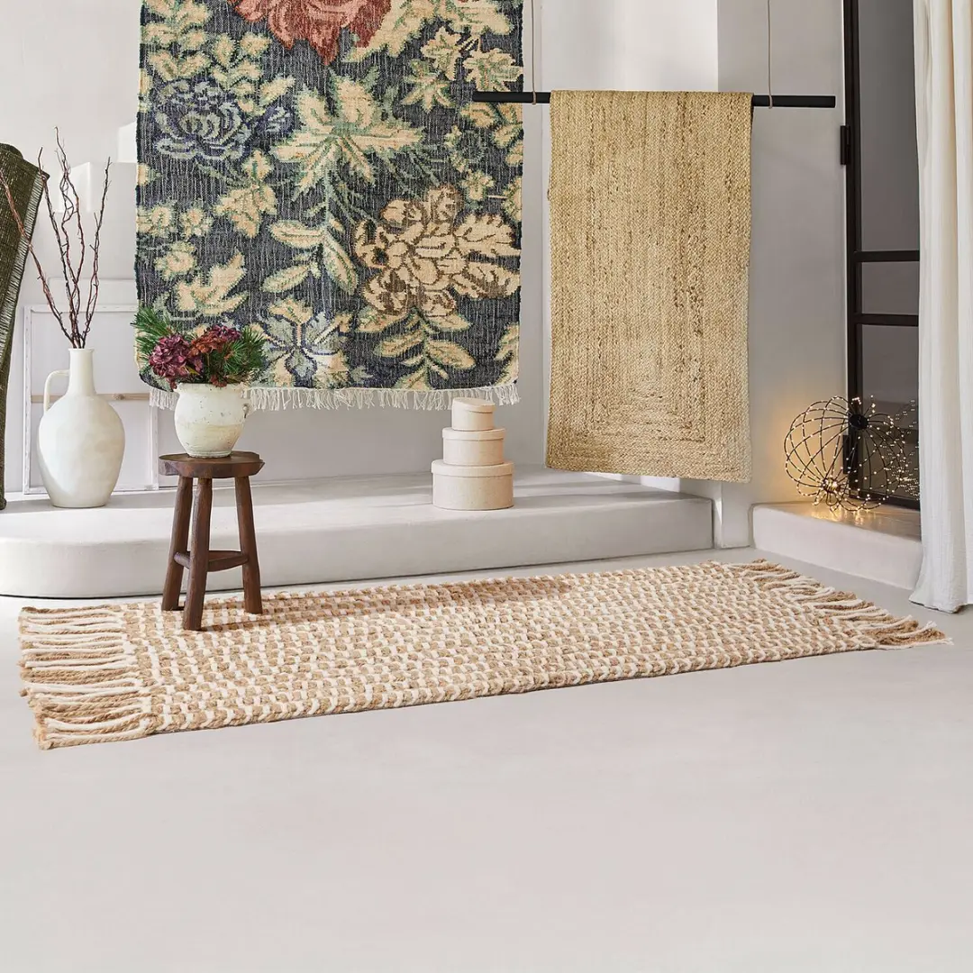 Loberon Yrundal Loper - Beige - afbeelding 2 van 5