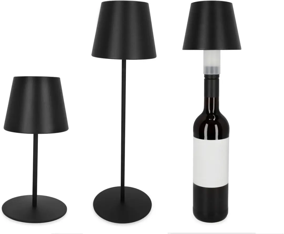 Set Tafellamp + Lamp Voor Wijnfles Regelbare Verlichting