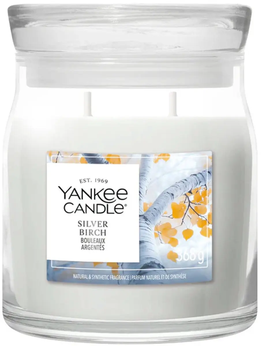 Yankee Candle Silver Birch Geurkaars 368g