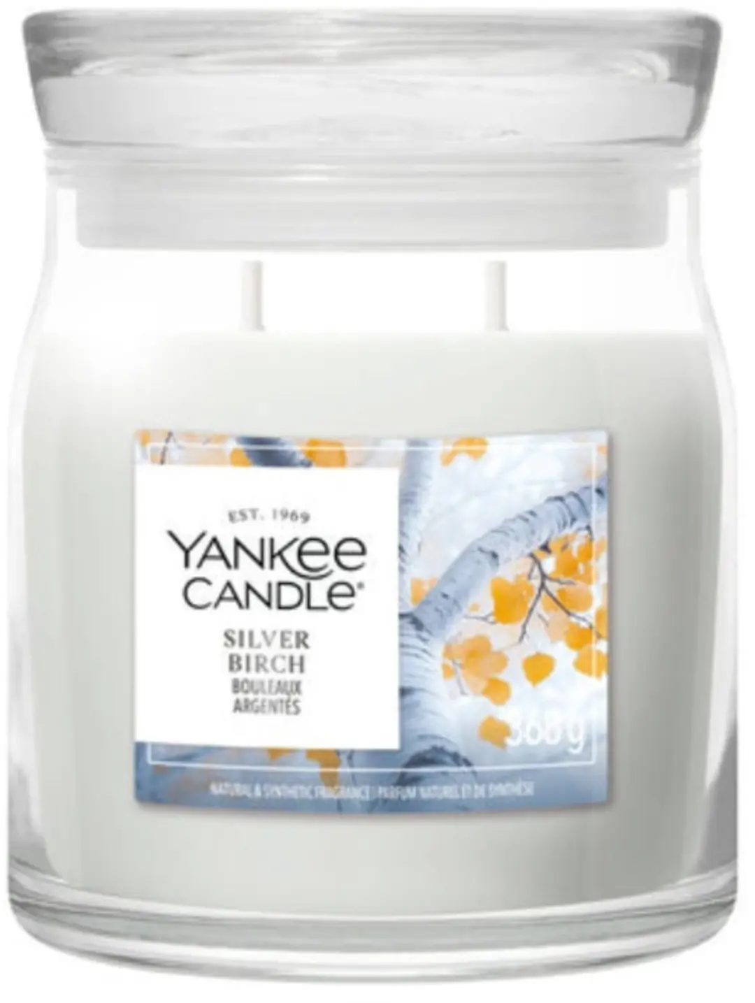 Yankee Candle Silver Birch Geurkaars 368g - afbeelding 3 van 3