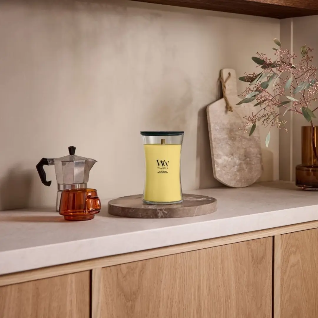 WoodWick Hearthwick Solar Orchid Geurkaars - 50 branduren - afbeelding 4 van 5