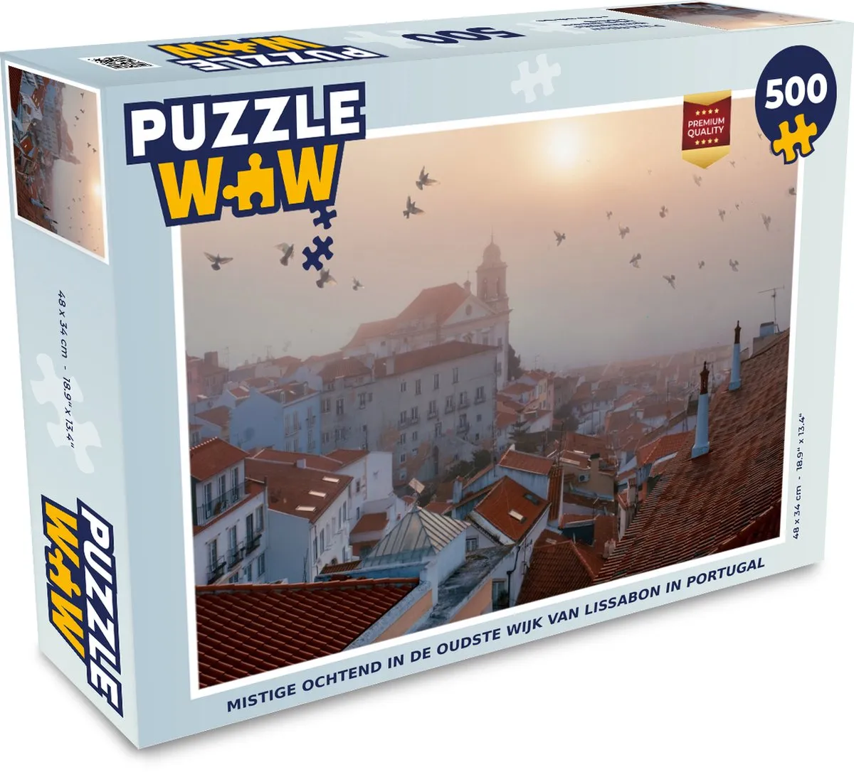 PuzzleWow Legpuzzel 500 Stuks
