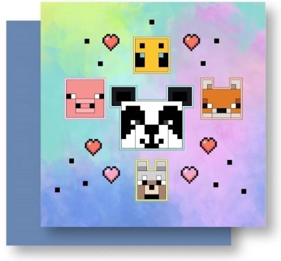 Minecraft Sierkussen Animals 35x35