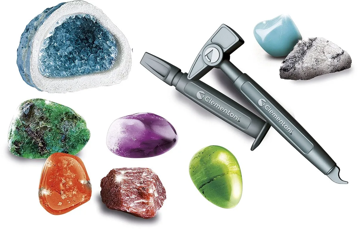 Clementoni Mineralen en Geodesie Set - Meerkleurig - afbeelding 5 van 6