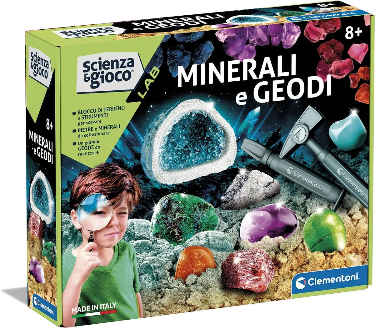 Clementoni Mineralen en Geodesie Set - Meerkleurig - afbeelding 2 van 6