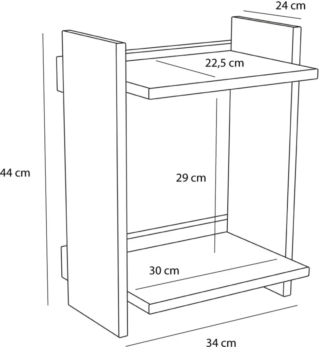Hübsch Forma Nature Wandrek Small - afbeelding 2 van 6