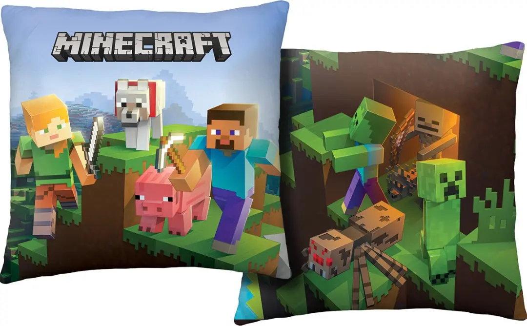 Minecraft Build Kussen 40x40cm