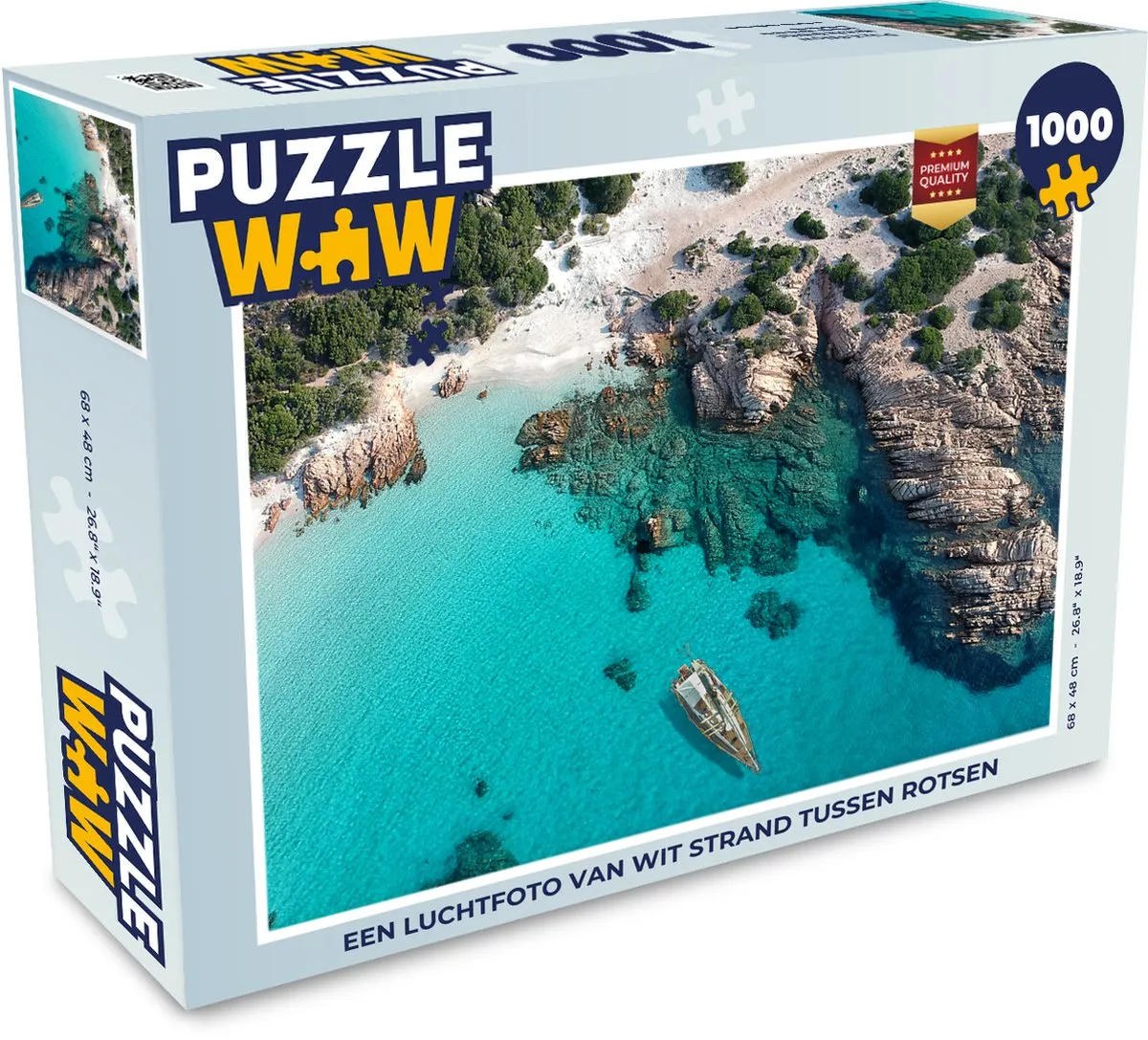 PuzzleWow Legpuzzel 1000 Stuks Multicolor
