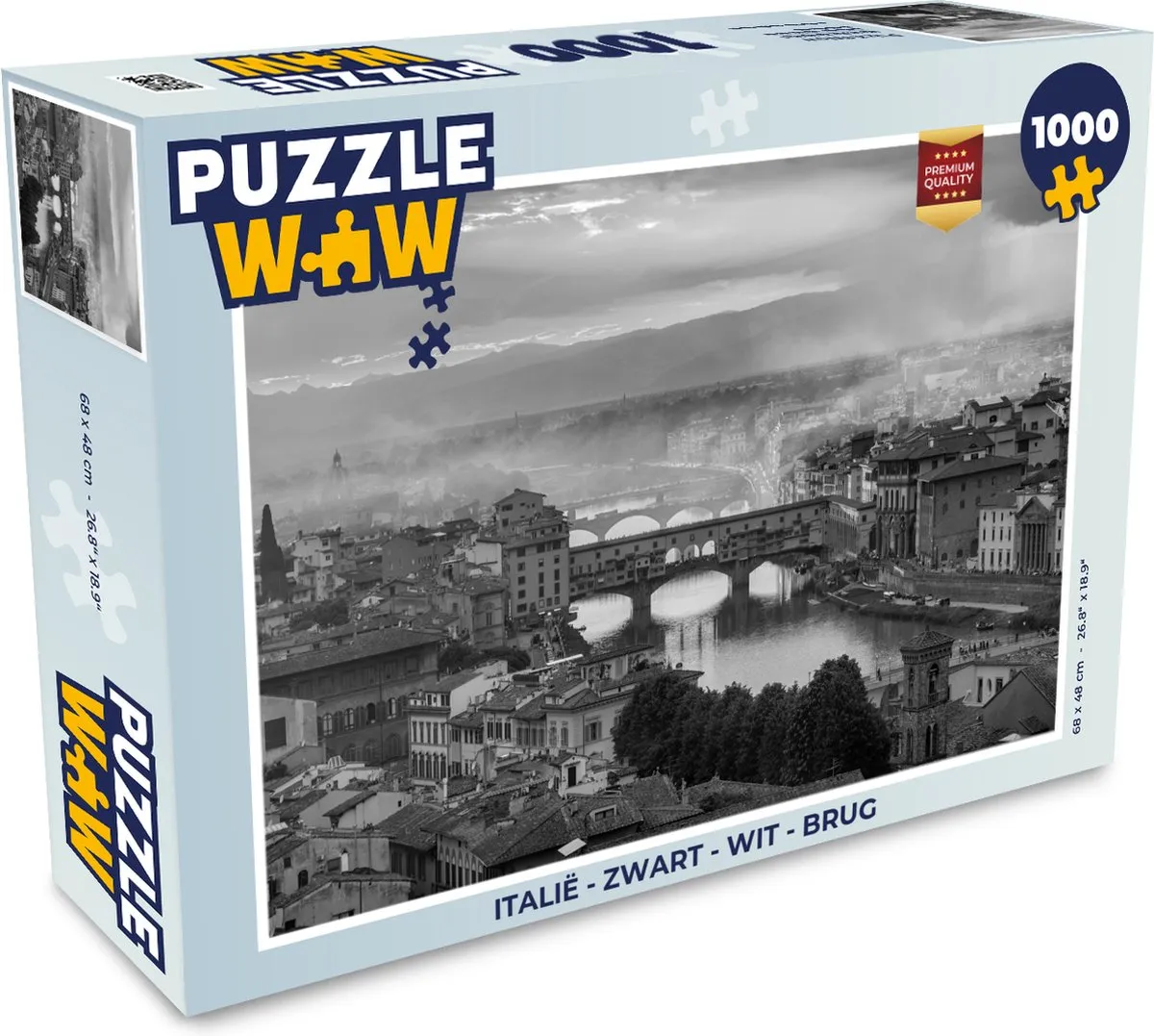 PuzzleWow Italië Puzzel 1000 Stuks