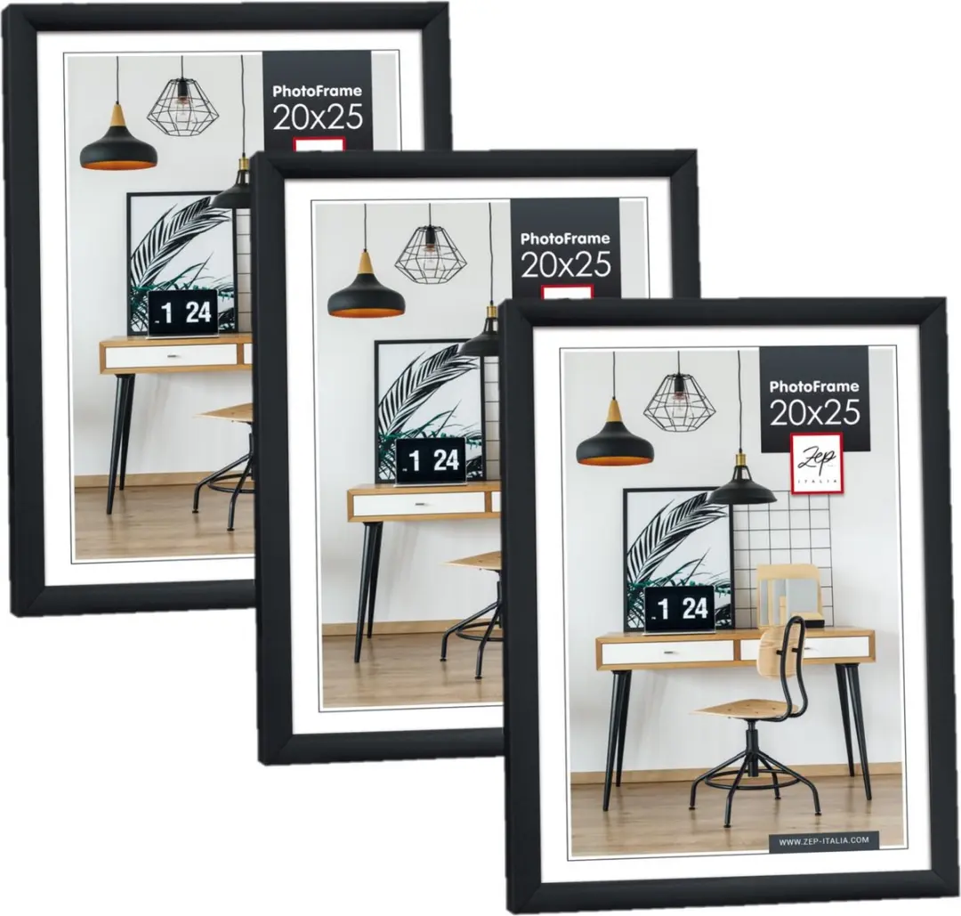 Zep Fotolijst KB12 20x25cm - Zwart - afbeelding 3 van 6