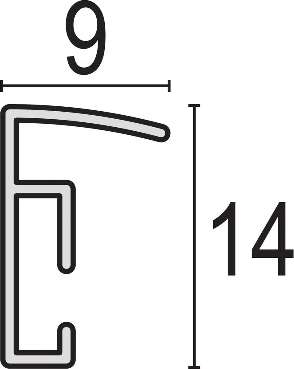 Zep Fotolijst KB11 A4 Zwart - afbeelding 6 van 6