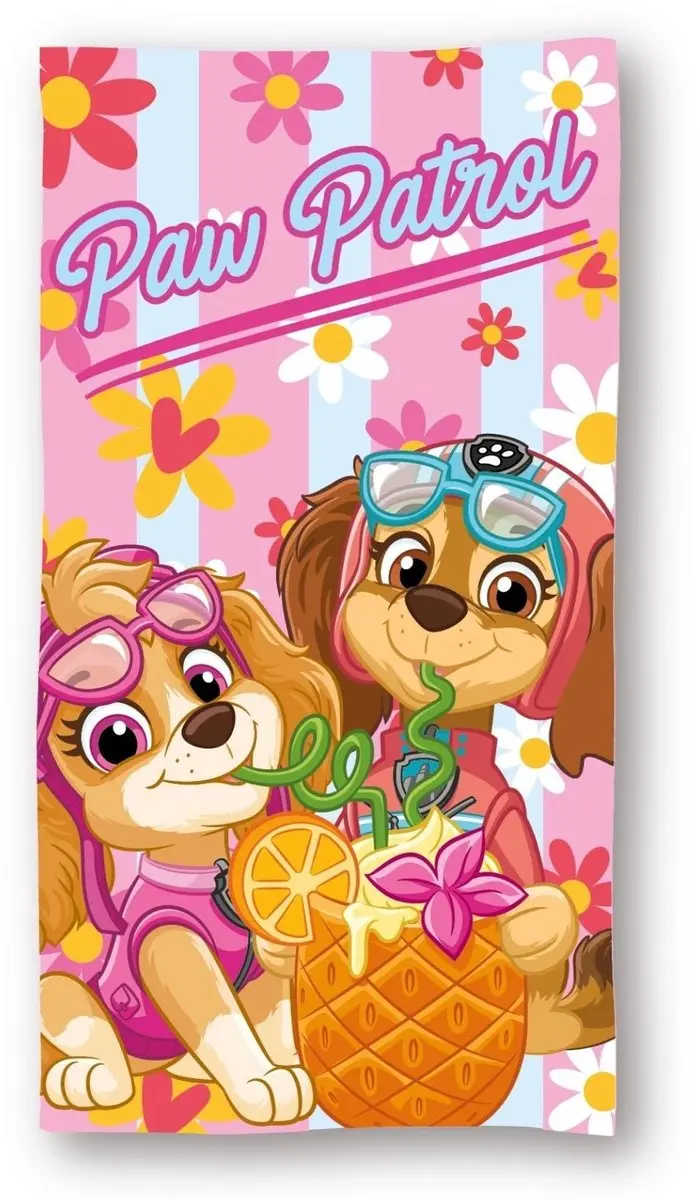 PAW Patrol Strandlaken Blauw - afbeelding 2 van 2