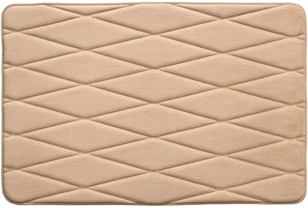 California Winding Taupe Badkamermat 58x90 cm