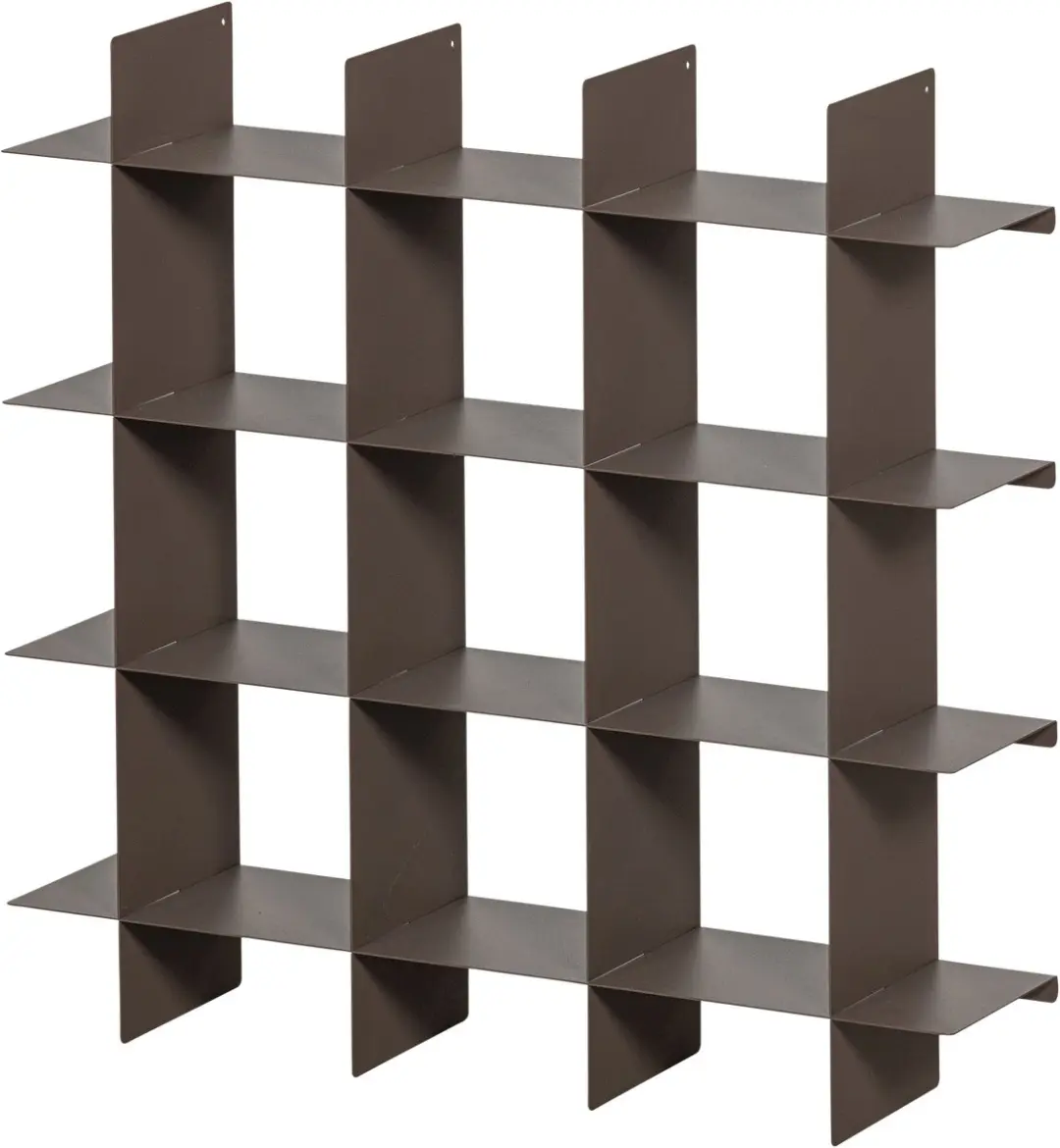 WOOOD Brik Wandrek - Metaal - Mokkabruin - 60x60x15